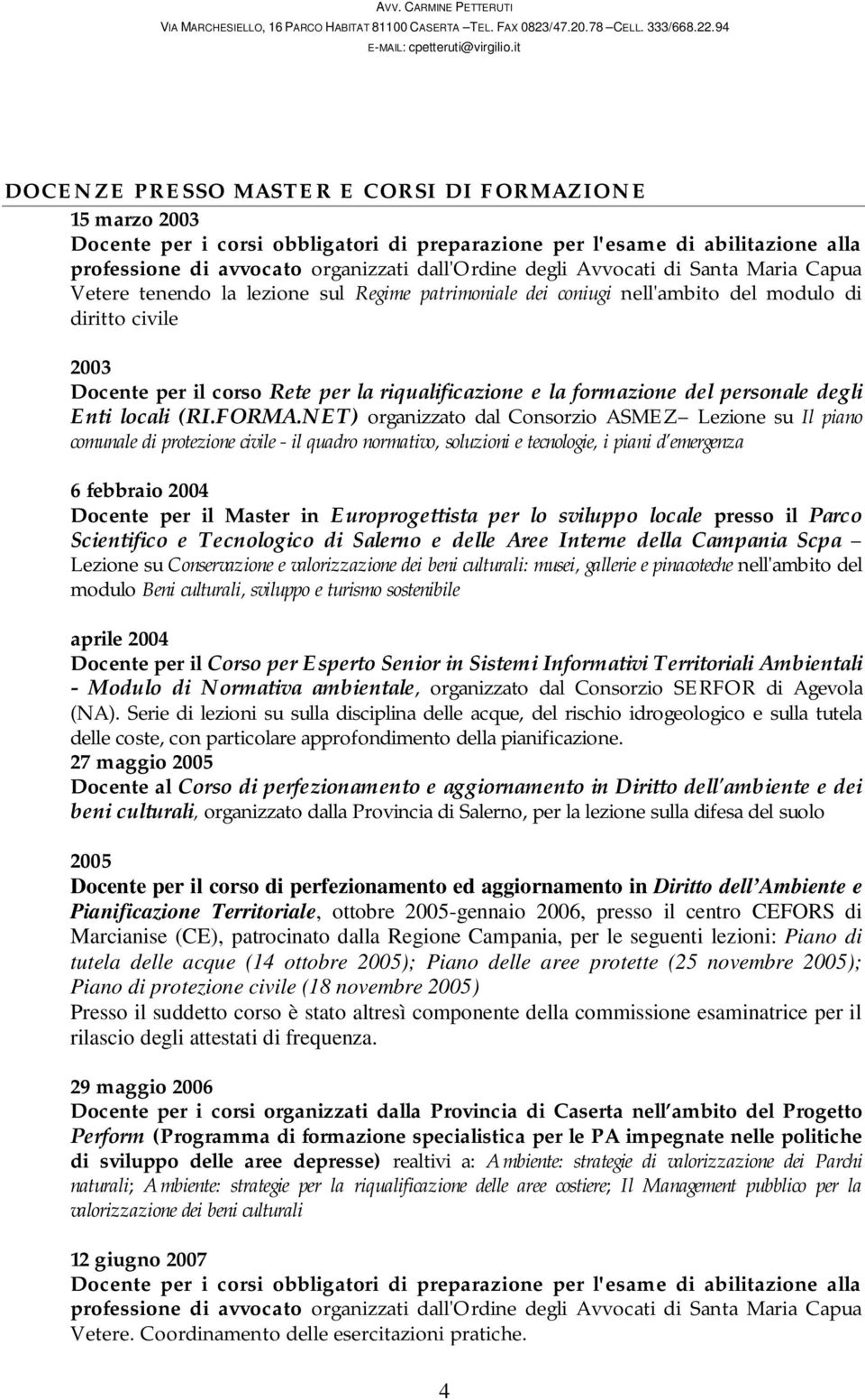 formazione del personale degli Enti locali (RI.FORMA.