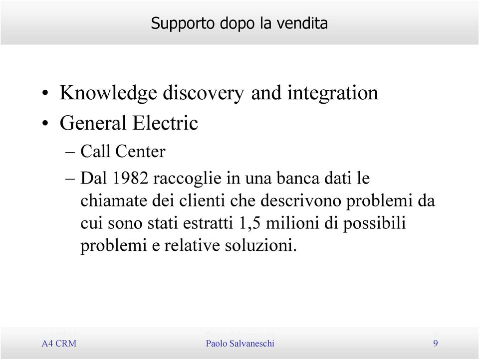 descrivono problemi da cui sono stati estratti 1,5 milioni di possibili