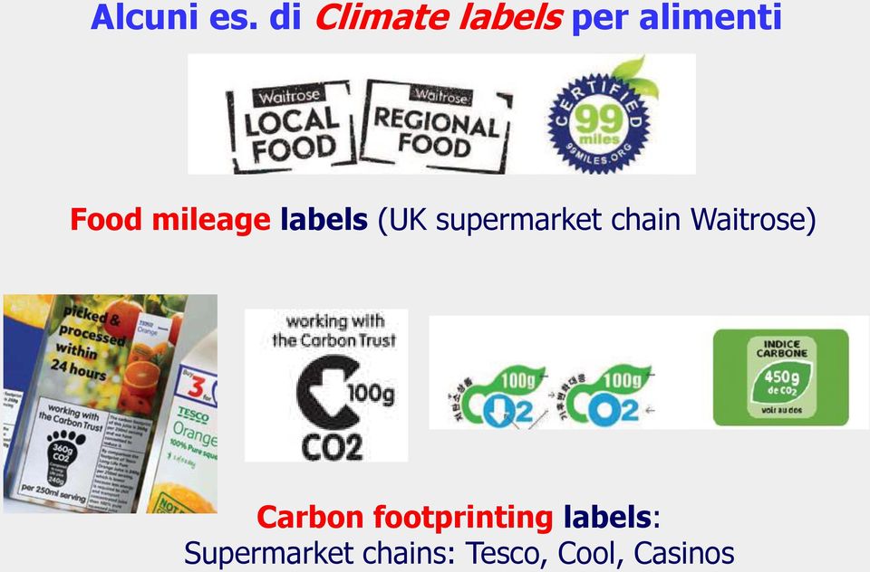 mileage labels (UK supermarket chain