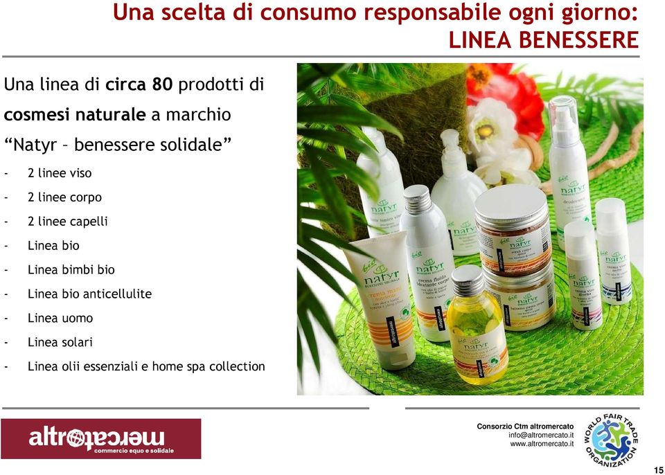 bimbi bio - Linea bio anticellulite - Linea uomo - Linea solari Una scelta di