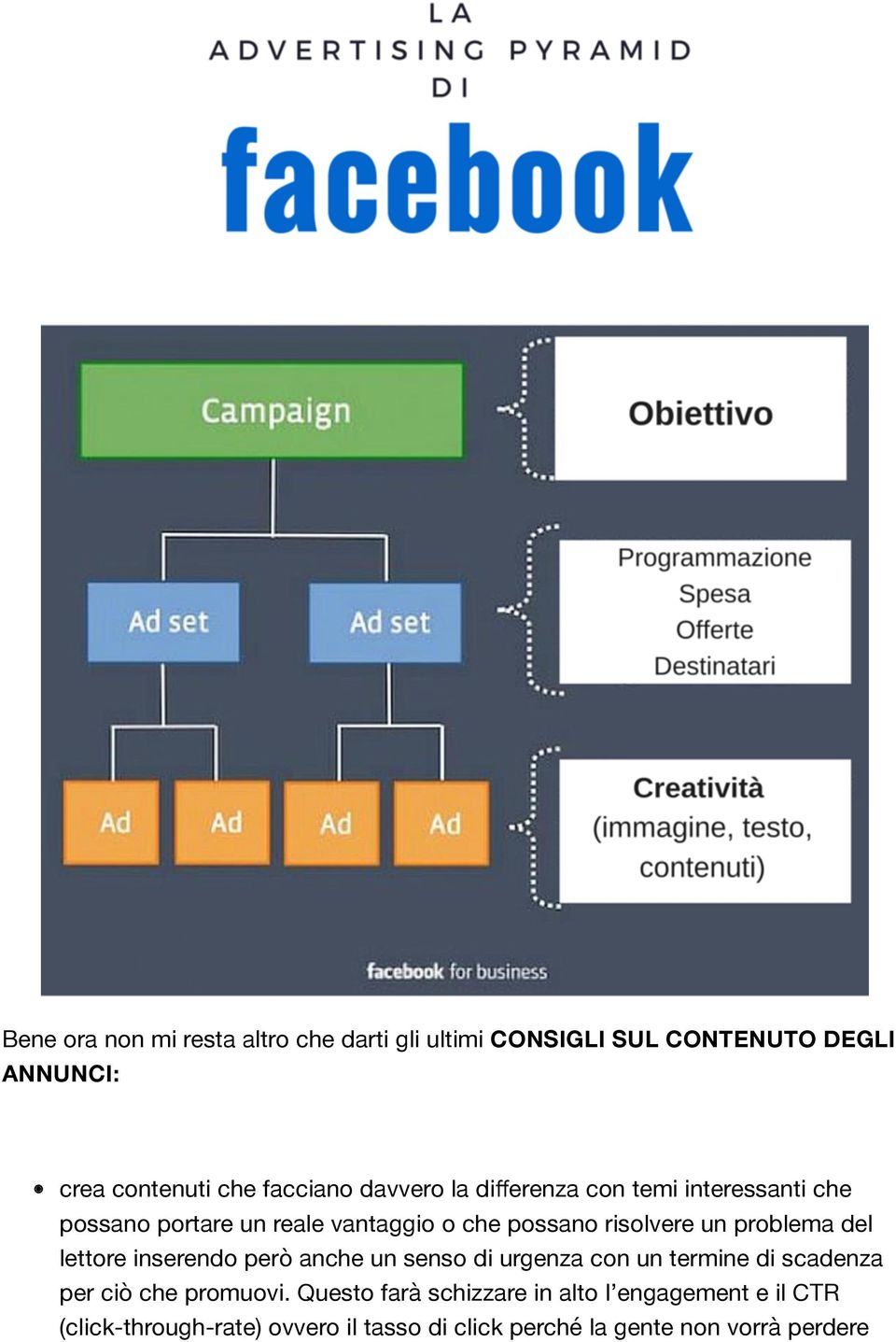 problema del lettore inserendo però anche un senso di urgenza con un termine di scadenza per ciò che promuovi.