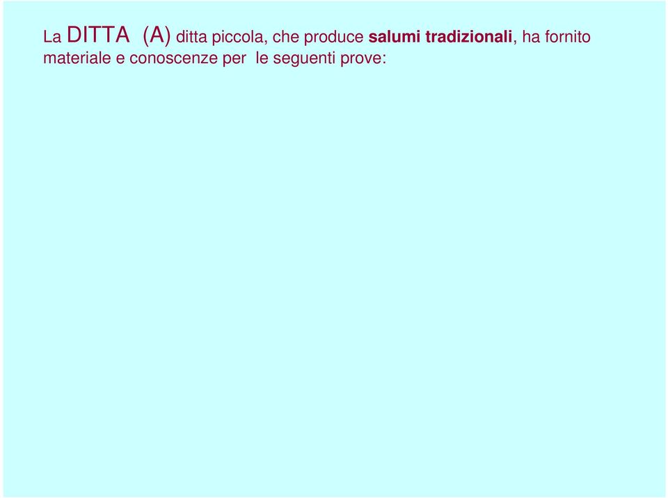 Impasto degli stessi salami sul quale è stata sperimentata una nuova prova (challenge test) in vitro, in buste presto-chiuso nelle quali l impasto è stato diluito con appropriata soluzione aggiustata