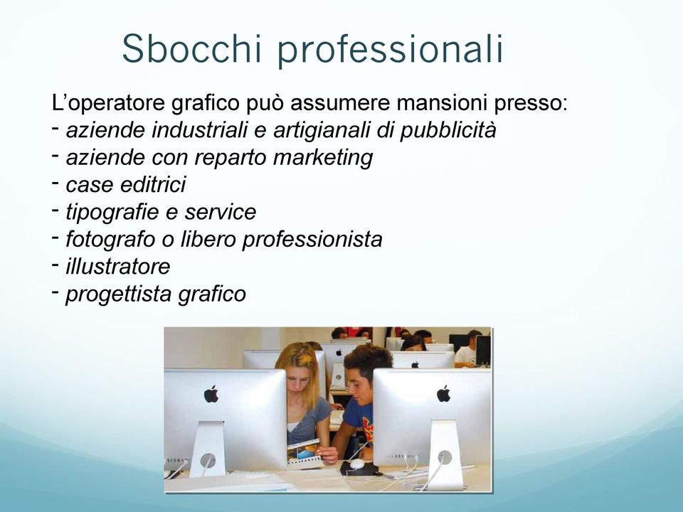 aziende con reparto marketing - case editrici - tipografie e