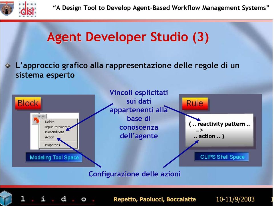 esplicitati sui dati appartenenti alla base di conoscenza dell