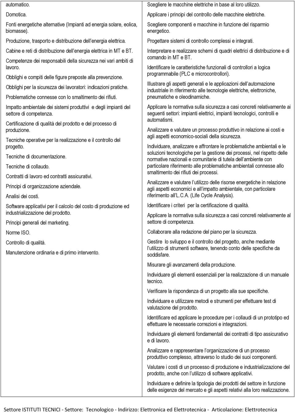 Obblighi per la sicurezza dei lavoratori: indicazioni pratiche. Problematiche connesse con lo smaltimento dei rifiuti.