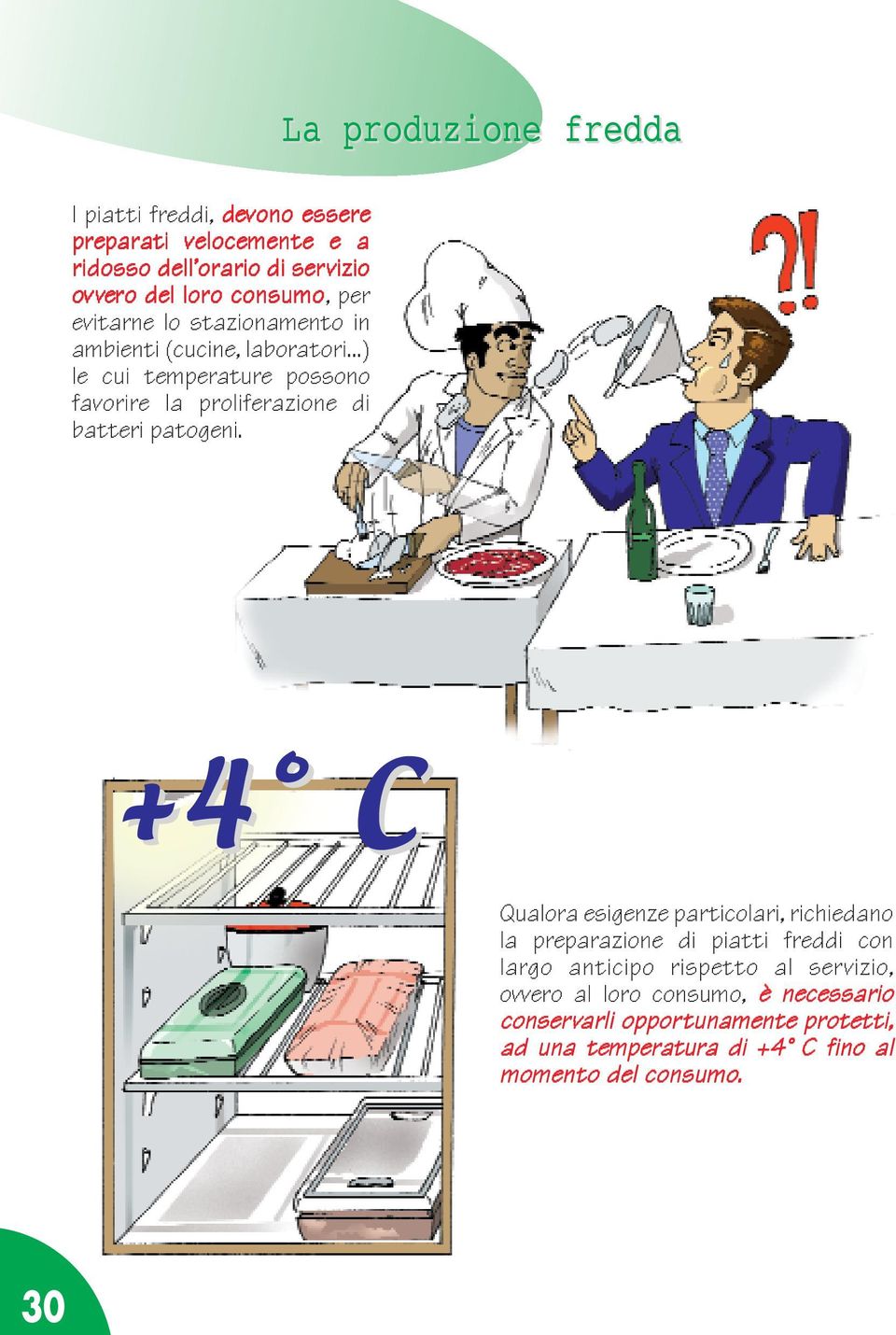 ..) le cui temperature possono favorire la proliferazione di batteri patogeni.