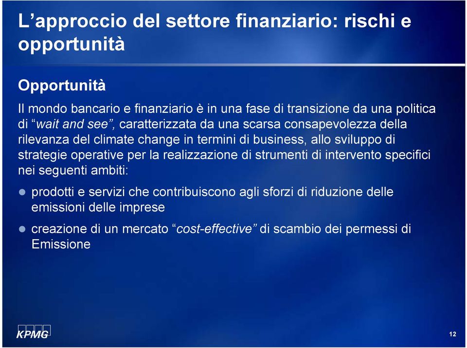 sviluppo di strategie operative per la realizzazione di strumenti di intervento specifici nei seguenti ambiti: prodotti e servizi che