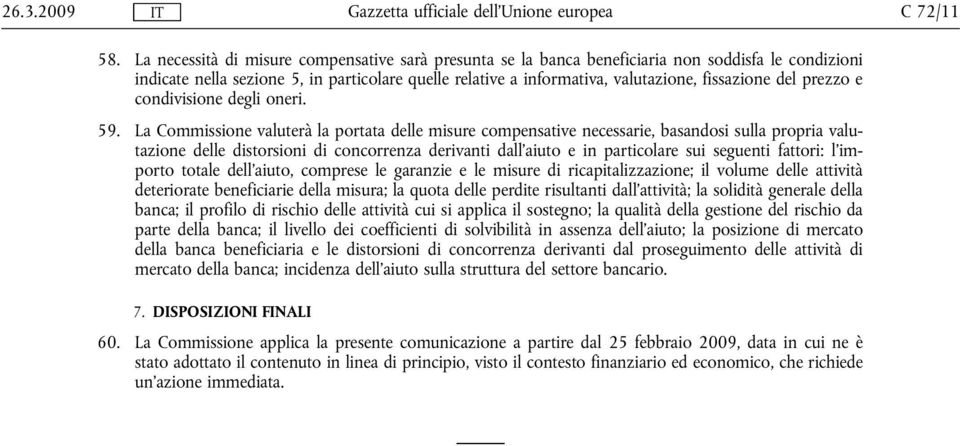 del prezzo e condivisione degli oneri. 59.