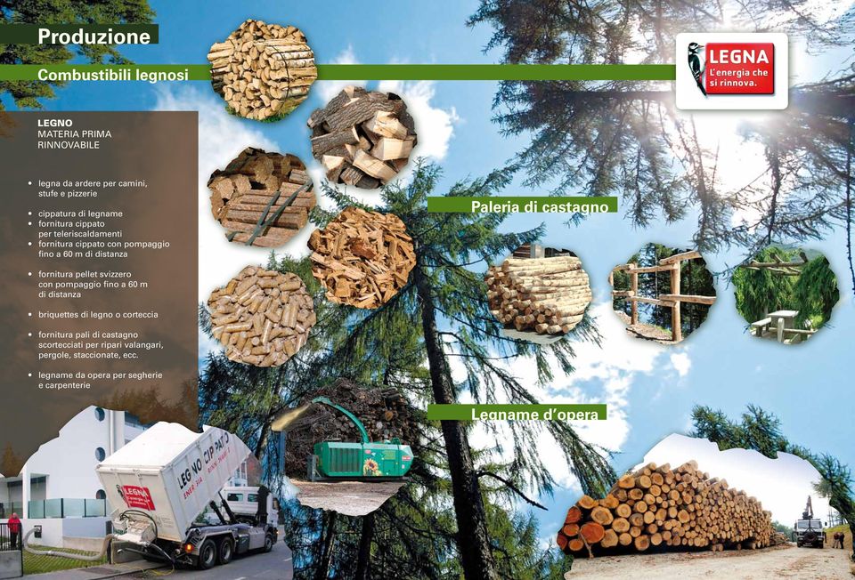 castagno fornitura pellet svizzero con pompaggio fino a 60 m di distanza briquettes di legno o corteccia fornitura pali di