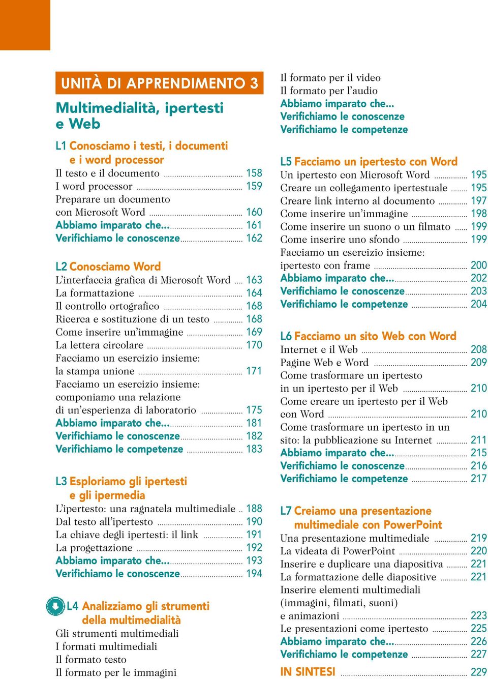 .. 163 La formattazione... 164 Il controllo ortografico... 168 Ricerca e sostituzione di un testo... 168 Come inserire un immagine... 169 La lettera circolare.