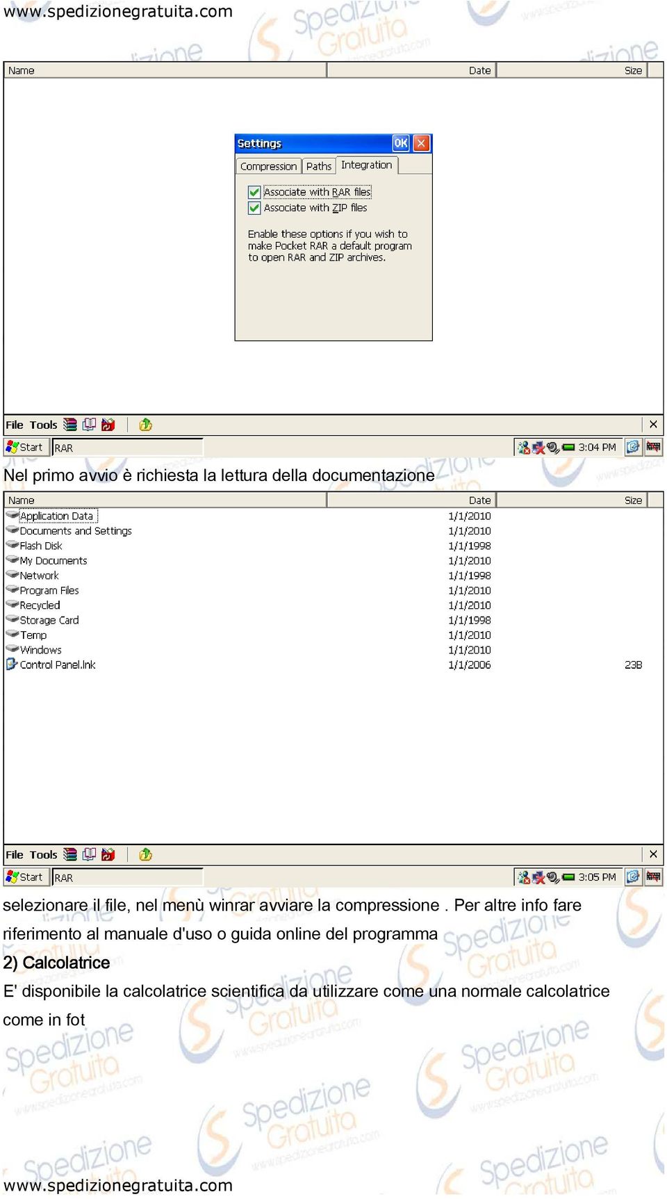 Per altre info fare riferimento al manuale d'uso o guida online del programma