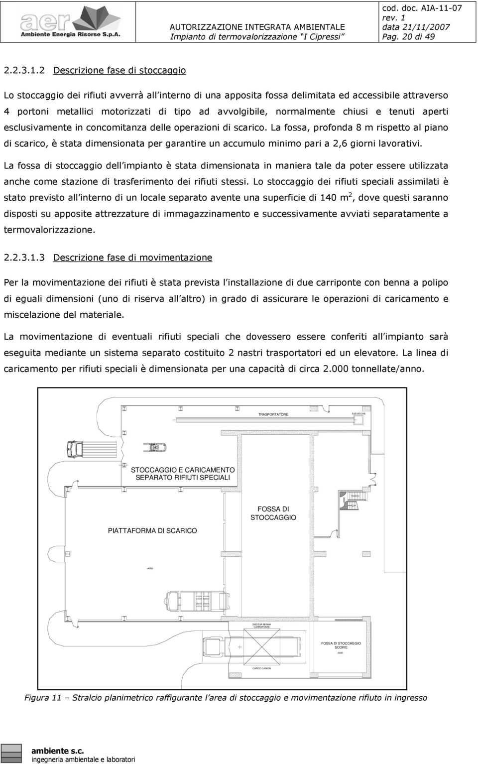 normalmente chiusi e tenuti aperti esclusivamente in concomitanza delle operazioni di scarico.