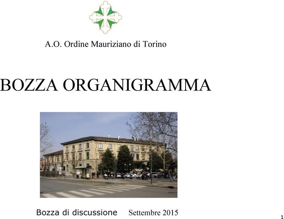 ORGANIGRAMMA Bozza di