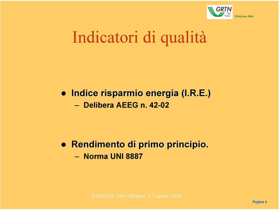 42-02 Rendimento di primo principio.