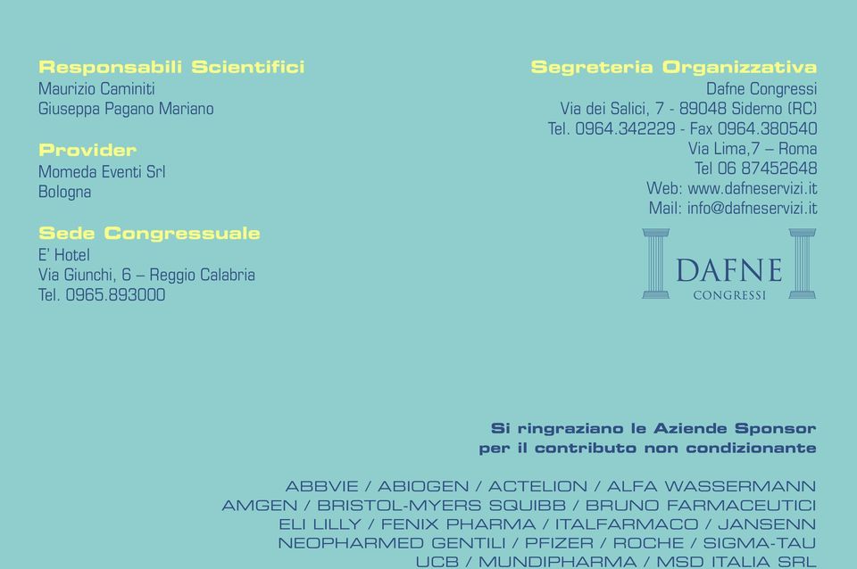 it Sede Congressuale E Hotel Via Giunchi, 6 Reggio Calabria Tel. 0965.