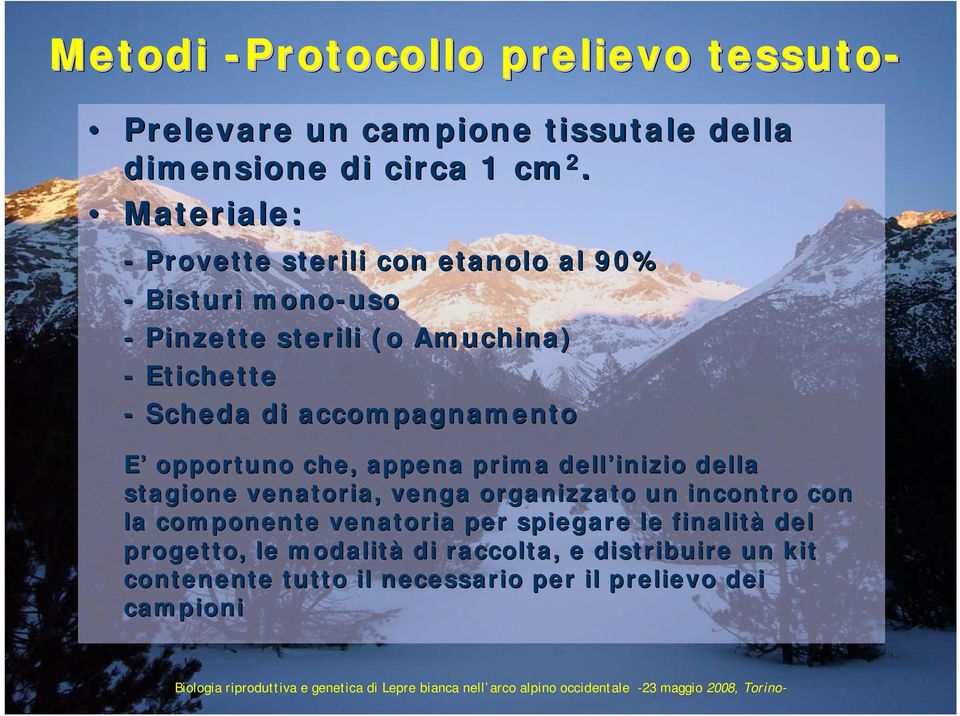 accompagnamento E opportuno che, appena prima dell inizio della stagione venatoria, venga organizzato un incontro con la