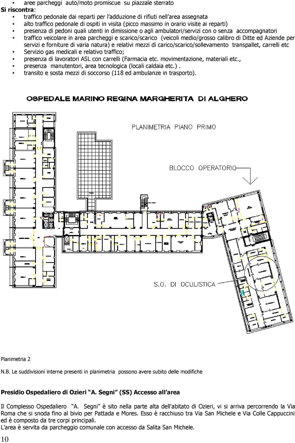 medio/grosso calibro di Ditte ed Aziende per servizi e forniture di varia natura) e relativi mezzi di carico/scarico/sollevamento transpallet, carrelli etc Servizio gas medicali e relativo traffico;