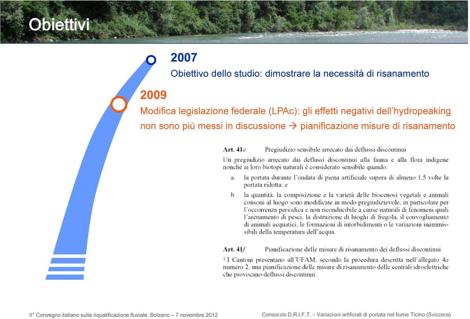 (LPAc): gli effetti negativi dell hydropeaking non sono