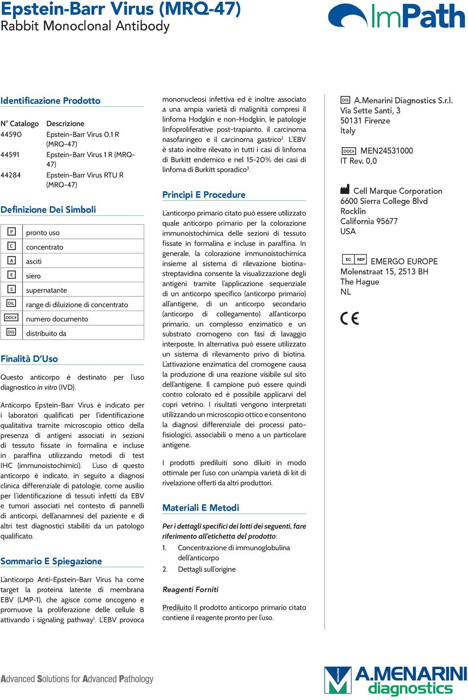 vitro (IVD).