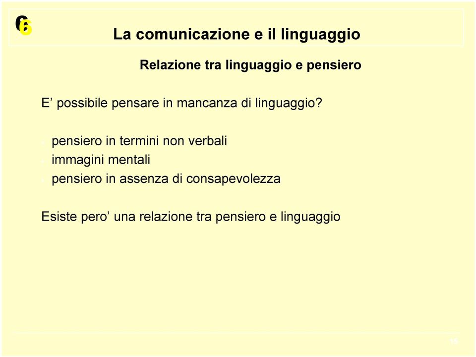 pensiero in termini non verbali immagini mentali