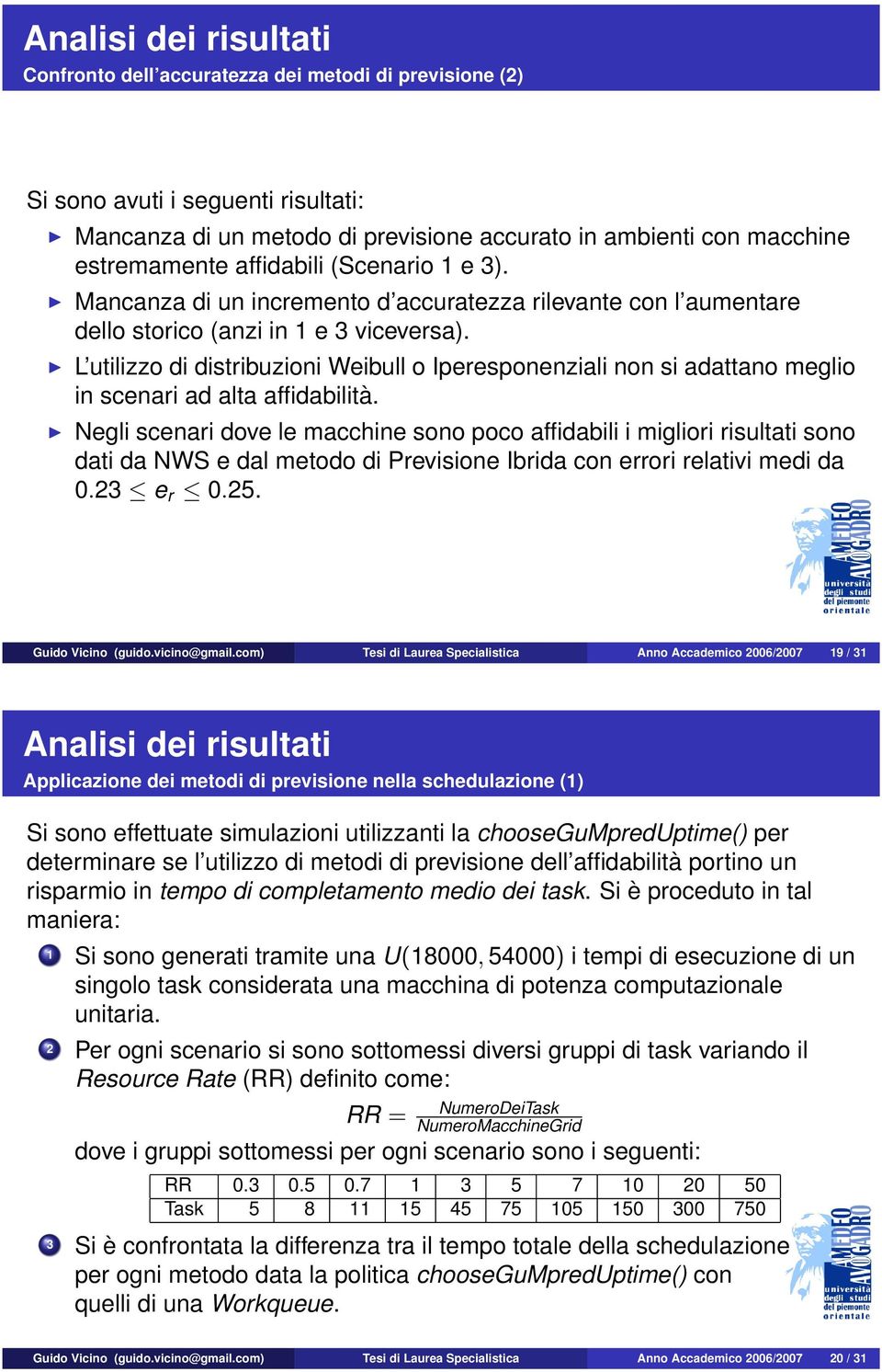 L utilizzo di distribuzioni Weibull o Iperesponenziali non si adattano meglio in scenari ad alta affidabilità.