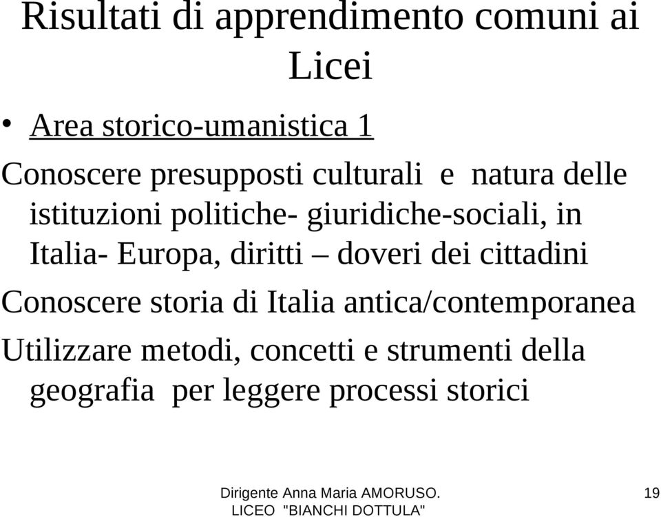 Italia- Europa, diritti doveri dei cittadini Conoscere storia di Italia