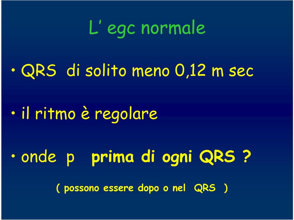 regolare onde p prima di ogni