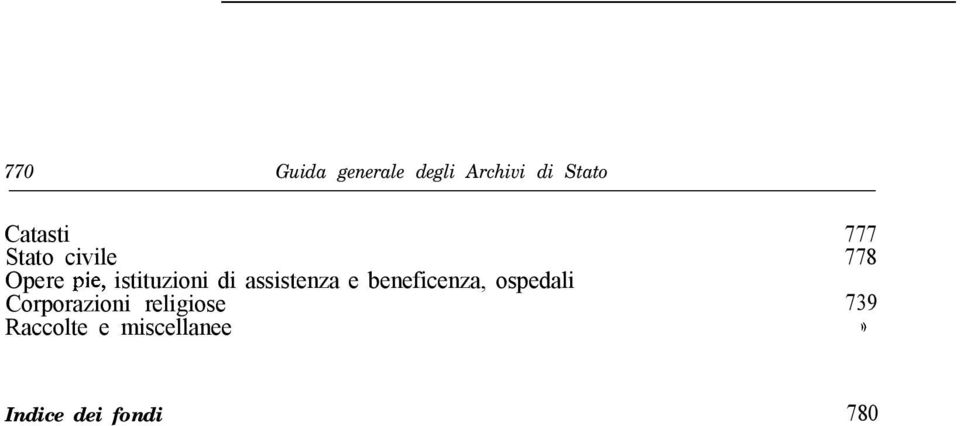 e beneficenza, ospedali Corporazioni religiose