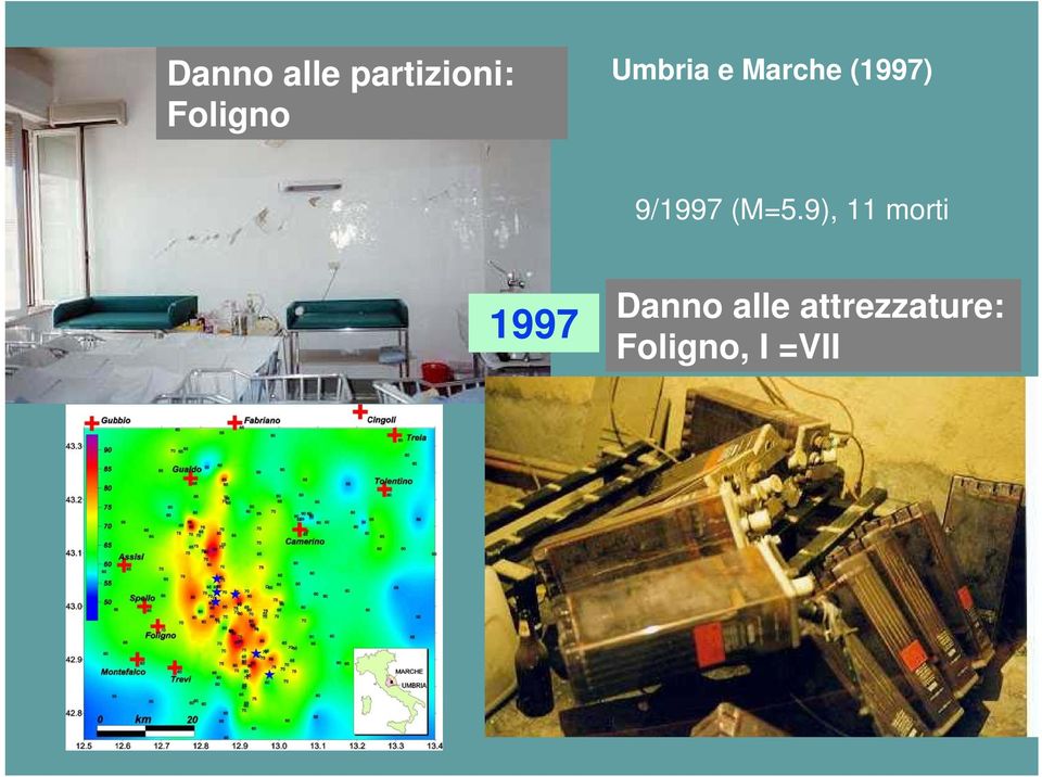 (M=5.9), 11 morti 1997 Danno