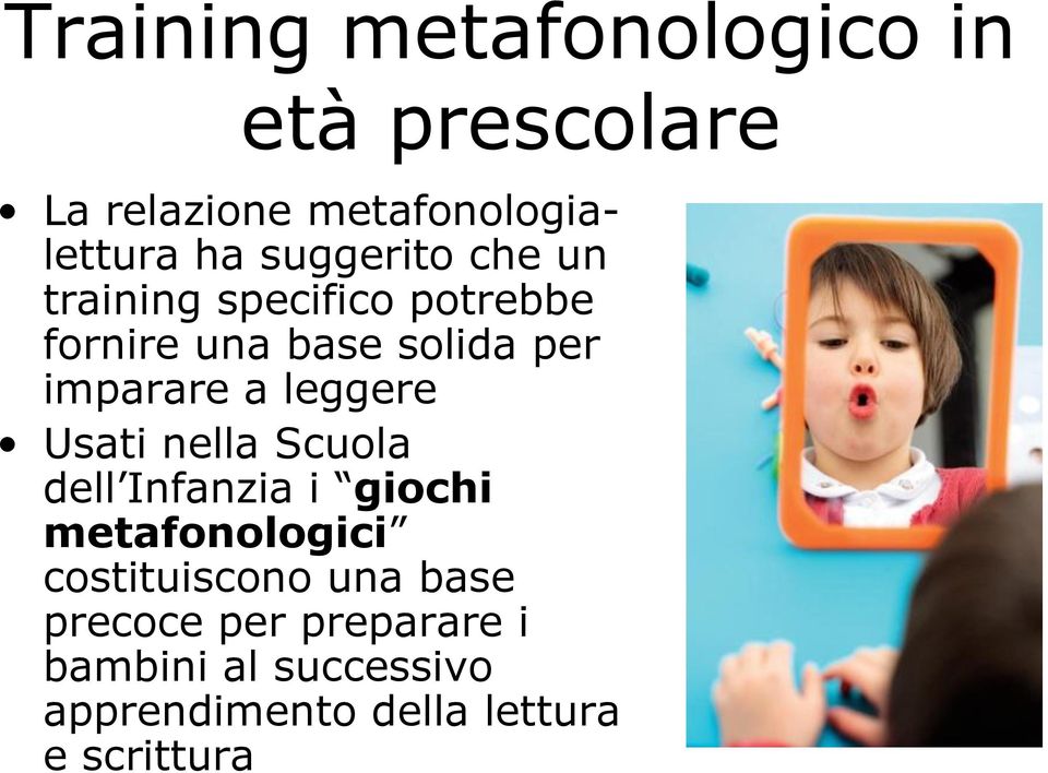 leggere Usati nella Scuola dell Infanzia i giochi metafonologici costituiscono una