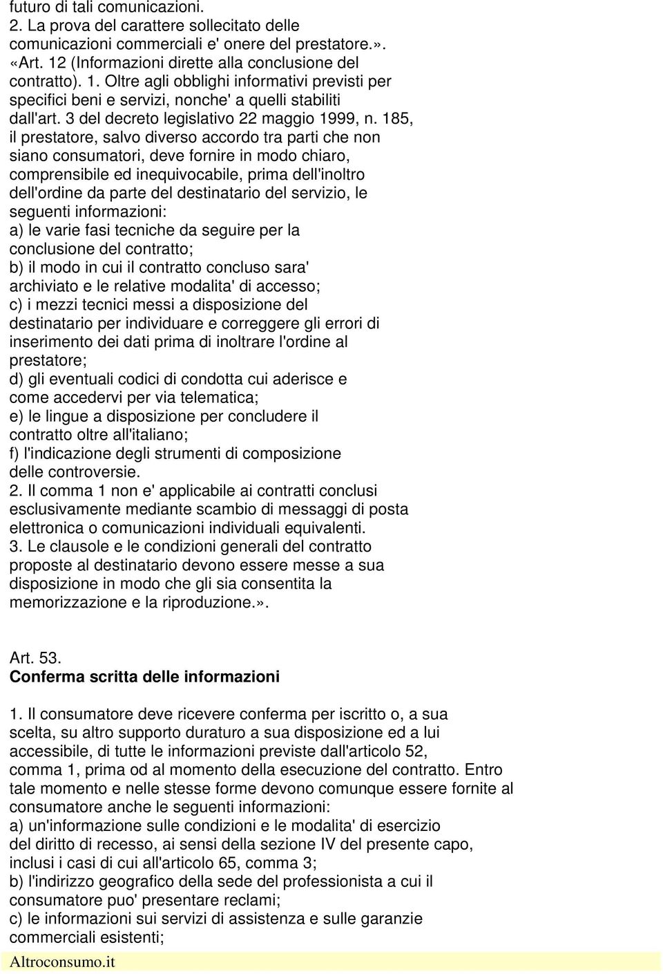 3 del decreto legislativo 22 maggio 1999, n.