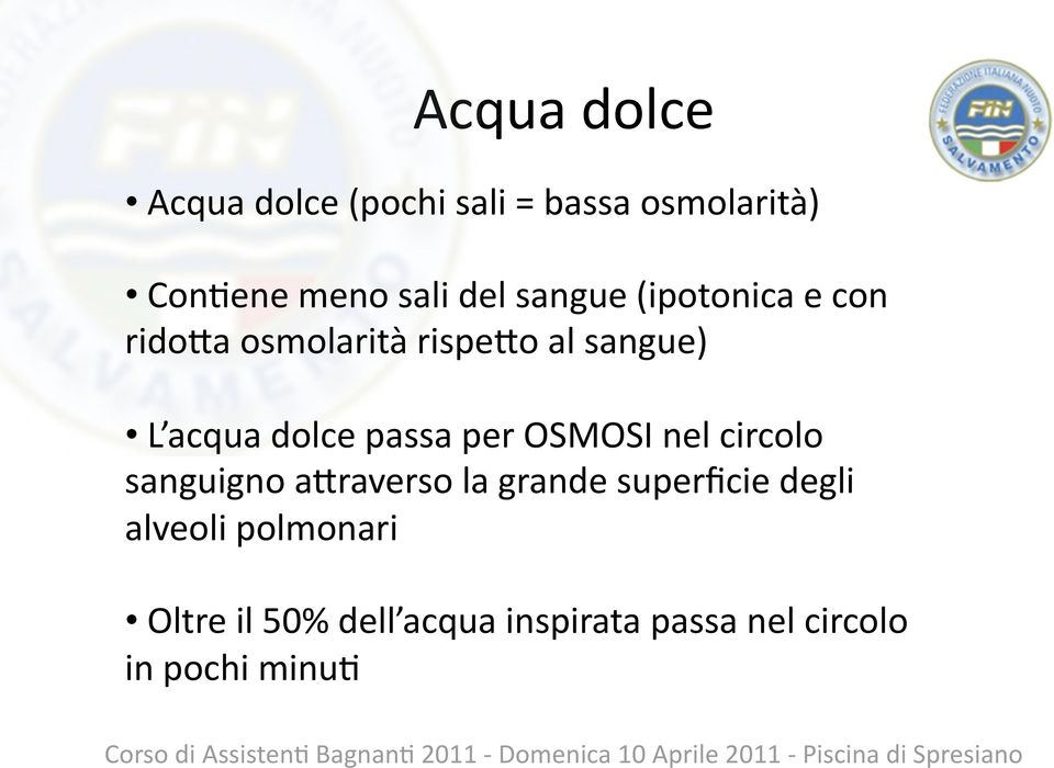 passa per OSMOSI nel circolo sanguigno a:raverso la grande superficie degli