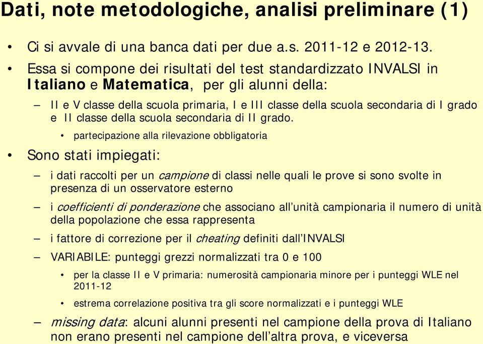 II classe della scuola secondaria di II grado.