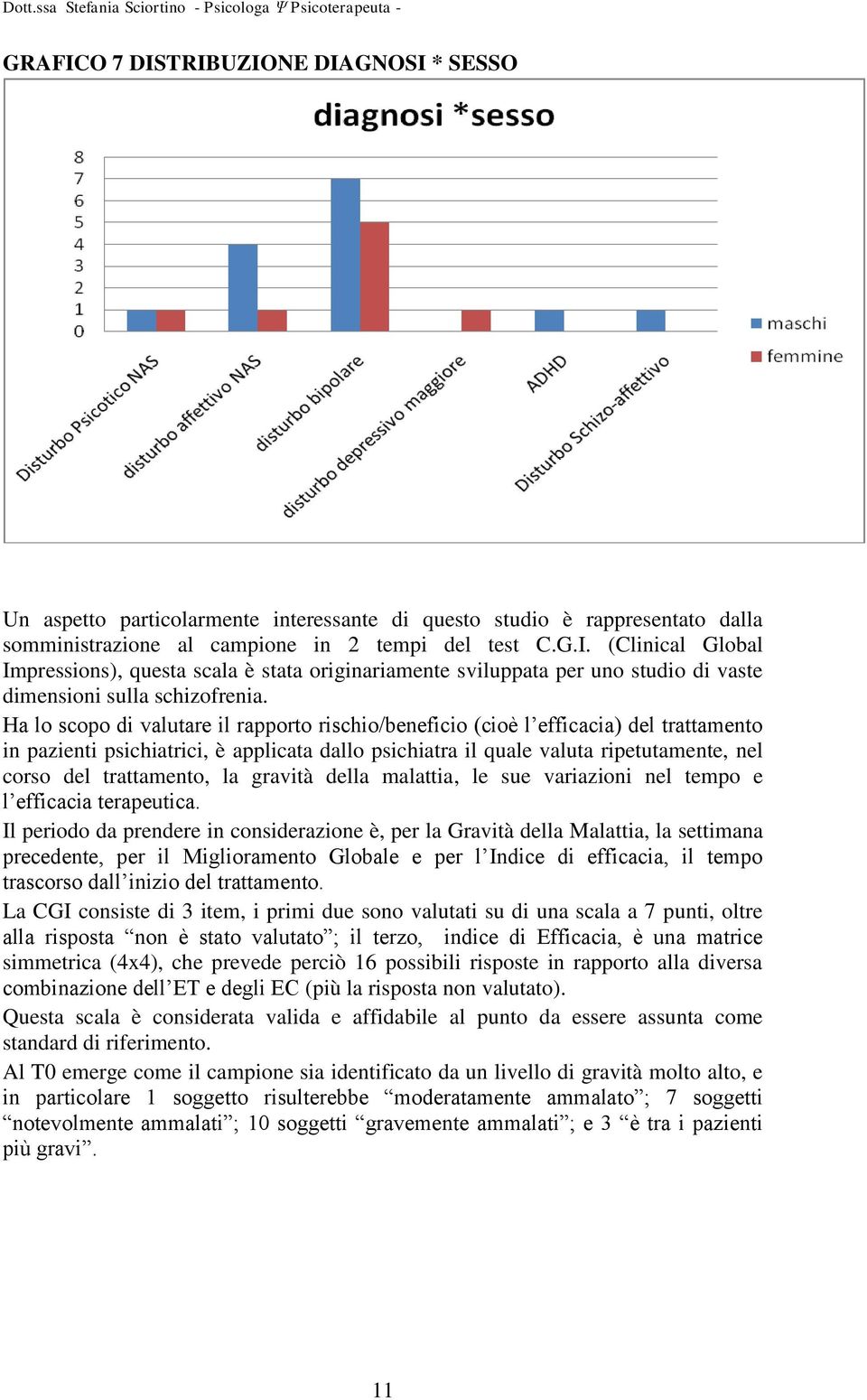 trattamento, la gravità della malattia, le sue variazioni nel tempo e l efficacia terapeutica.