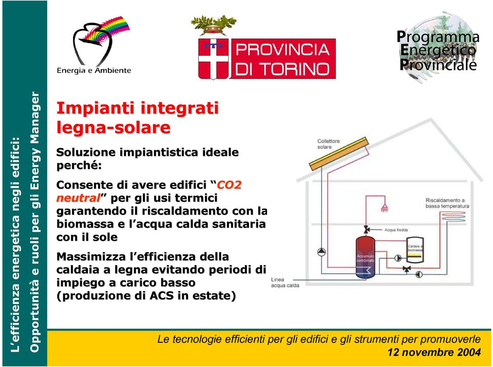 biomassa e l acqua l calda sanitaria con il sole Massimizza l efficienza l della