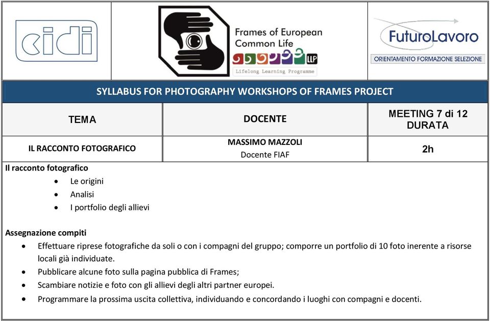 inerente a risorse locali già individuate.