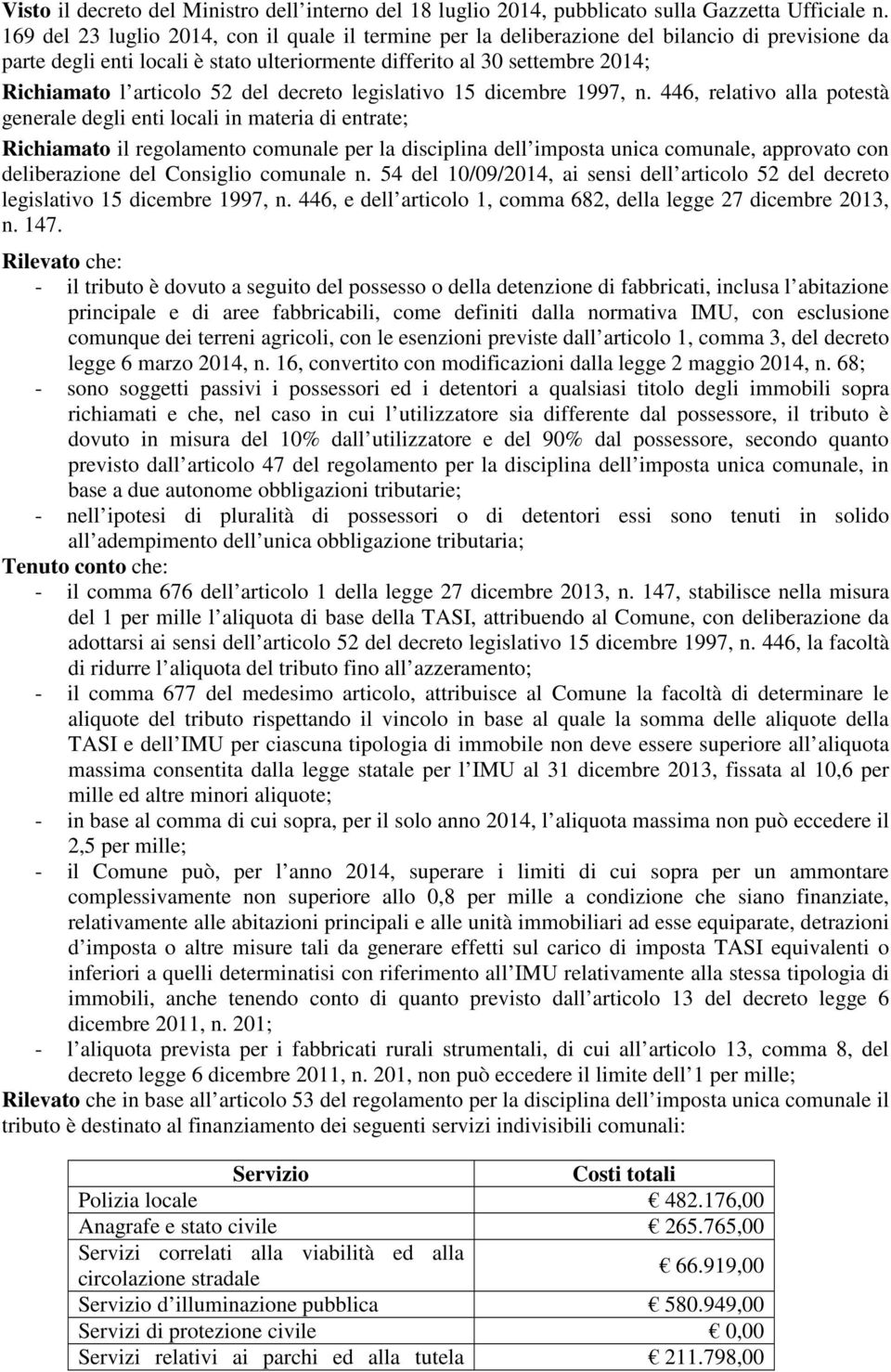 52 del decreto legislativo 15 dicembre 1997, n.