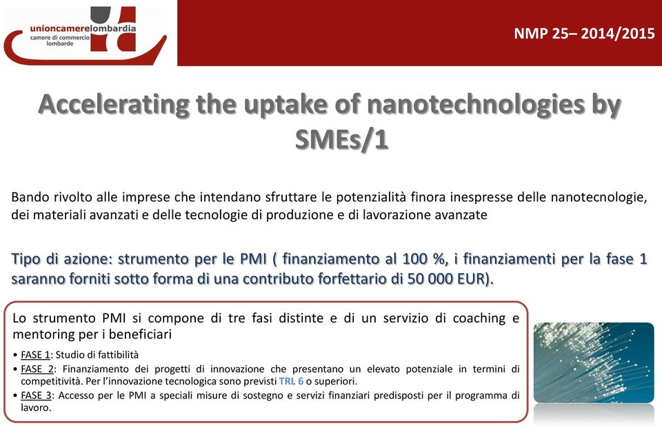 contributo forfettario di 50 000 EUR).