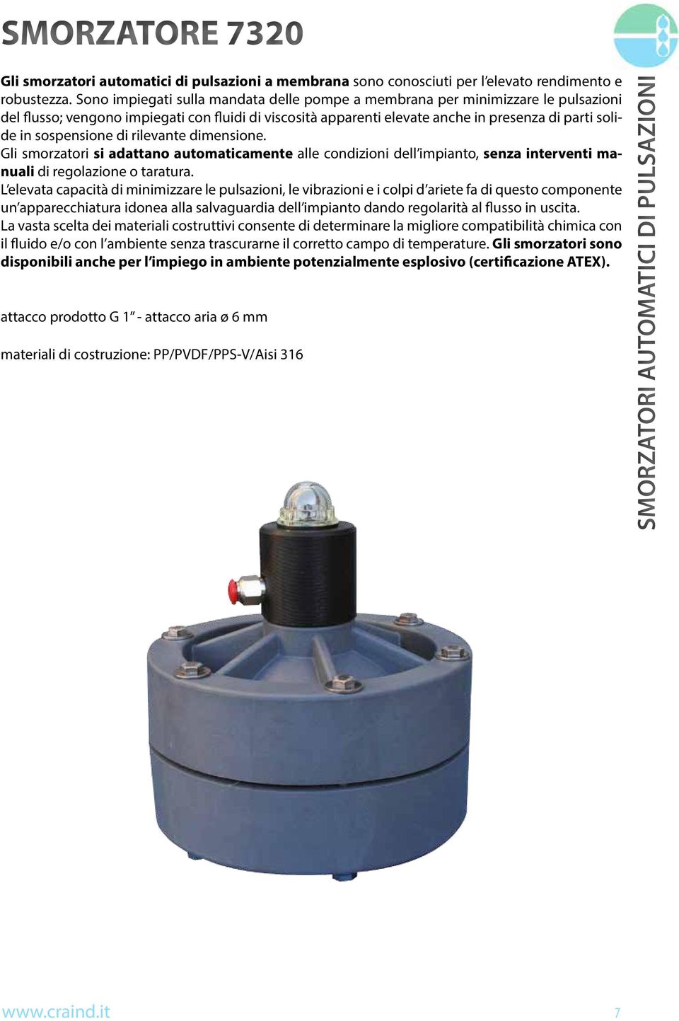 sospensione di rilevante dimensione. Gli smorzatori si adattano automaticamente alle condizioni dell impianto, senza interventi manuali di regolazione o taratura.