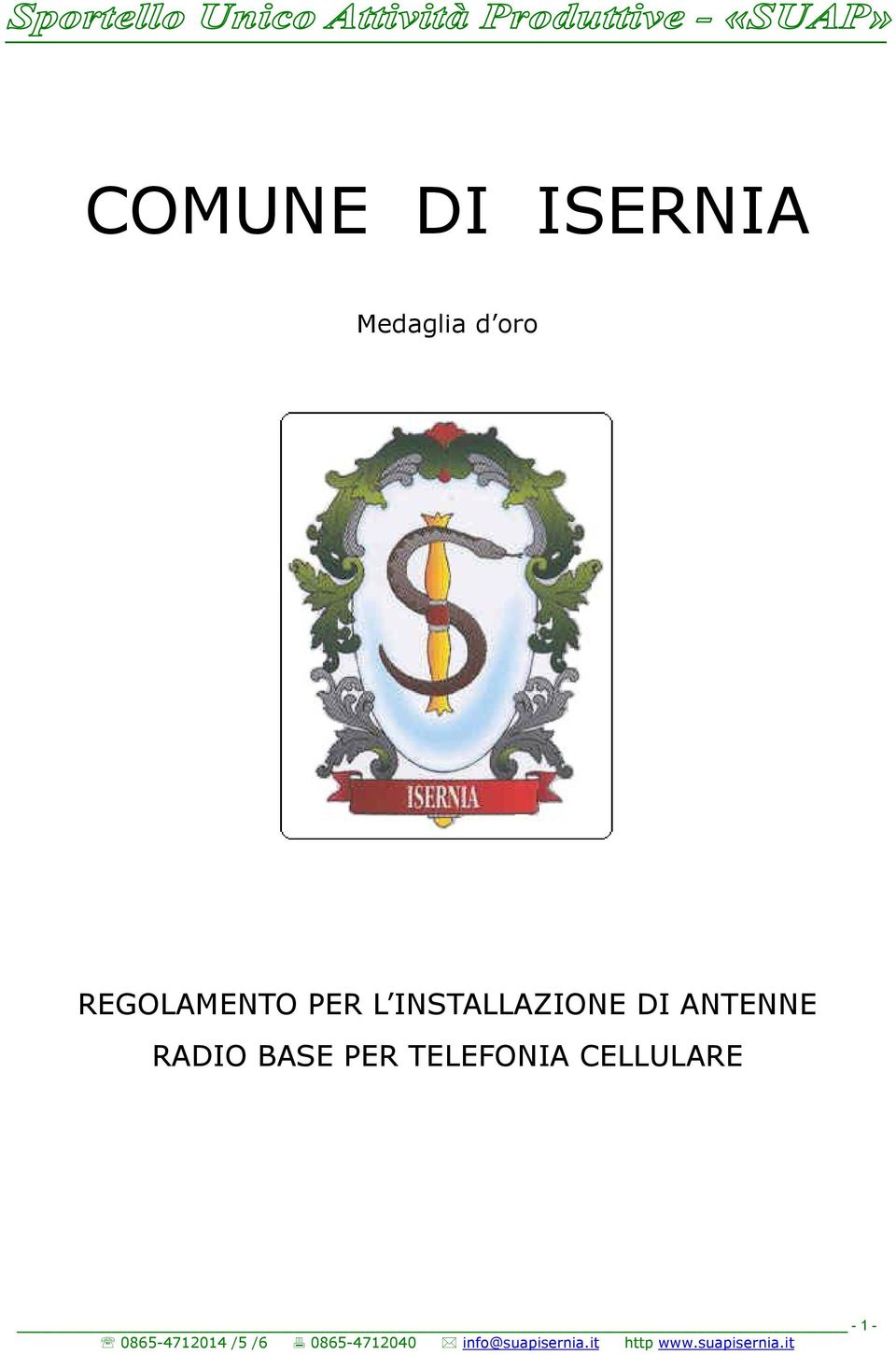 INSTALLAZIONE DI ANTENNE