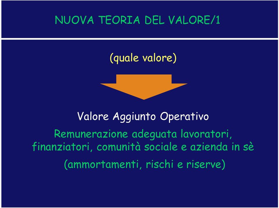 adeguata lavoratori, finanziatori, comunità