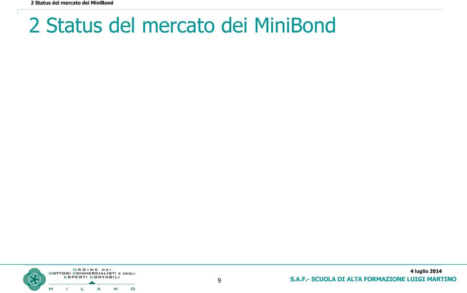 MiniBond of the market 2