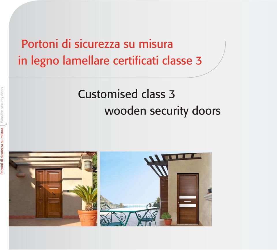 security doors Customised class 3 wooden