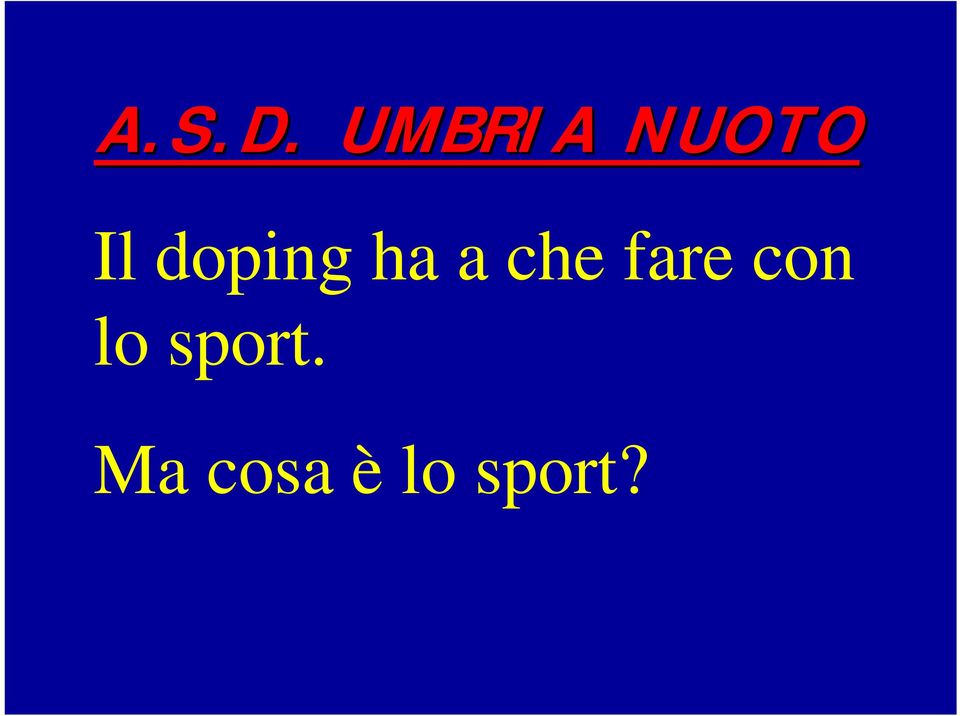 doping ha a che