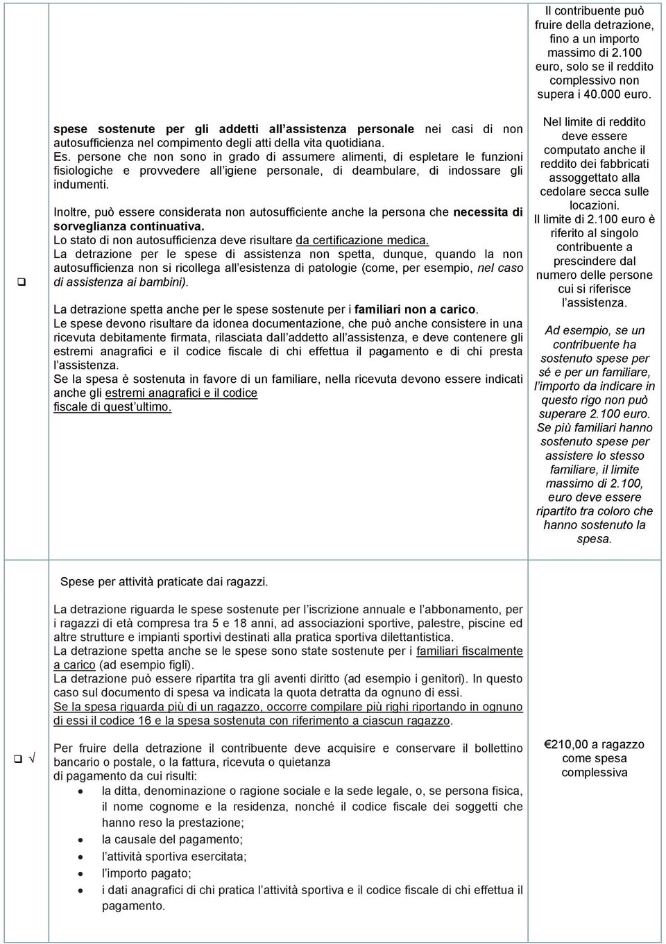 persone che non sono in grado di assumere alimenti, di espletare le funzioni fisiologiche e provvedere all igiene personale, di deambulare, di indossare gli indumenti.