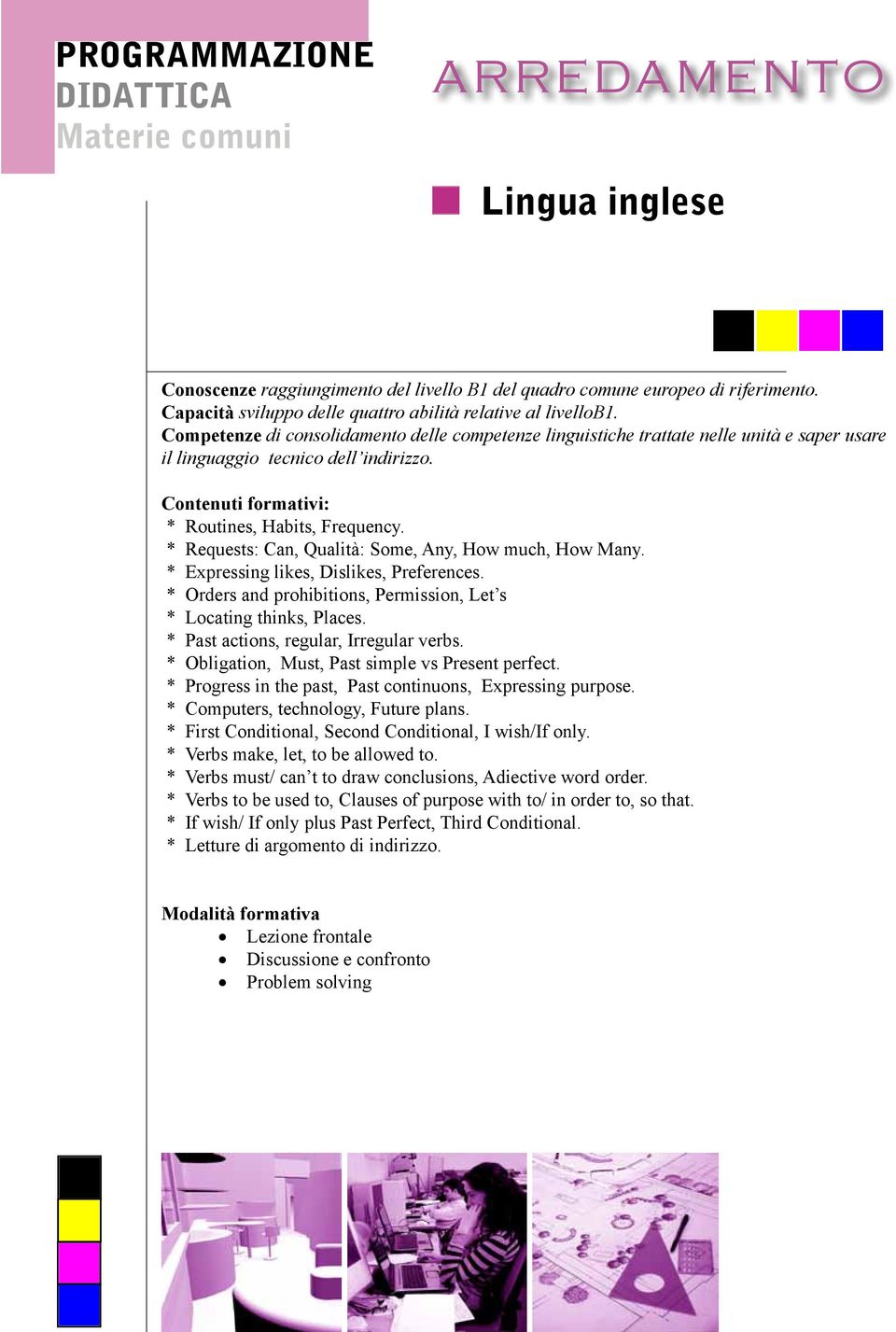 * Requests: Can, Qualità: Some, Any, How much, How Many. * Expressing likes, Dislikes, Preferences. * Orders and prohibitions, Permission, Let s * Locating thinks, Places.