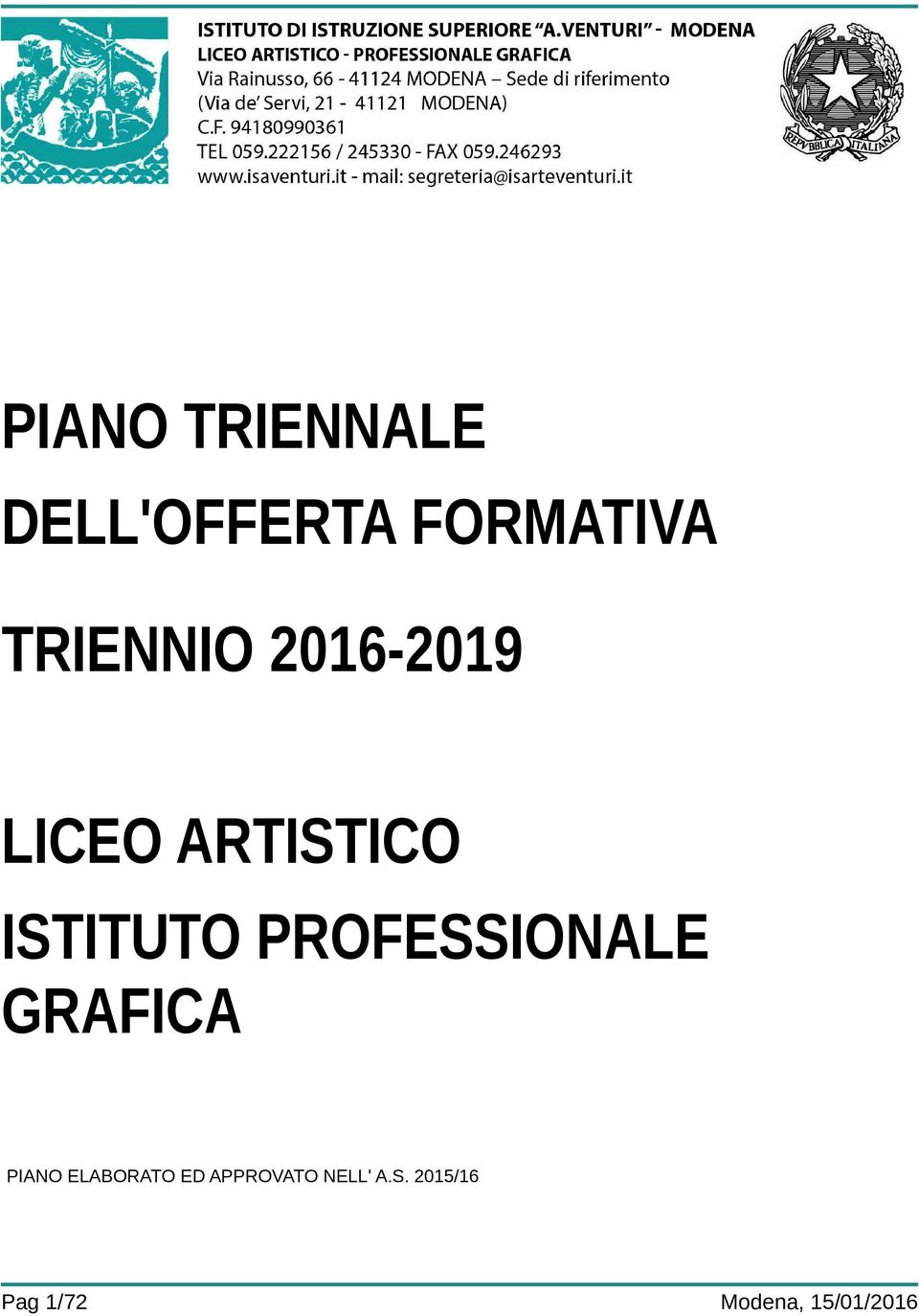 PROFESSIONALE GRAFICA PIANO ELABORATO ED