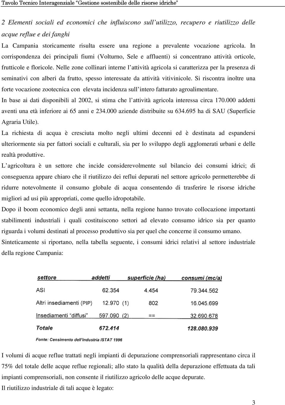 Nelle zone collinari interne l attività agricola si caratterizza per la presenza di seminativi alberi da frutto, spesso interessate da attività vitivinicole.