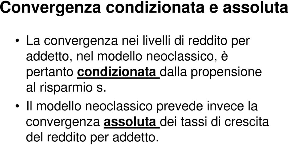 dalla propensione al risparmio s.