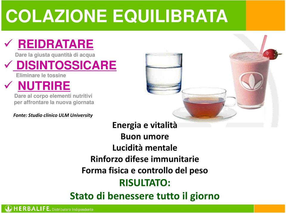 Studio clinico ULM University Energia e vitalità Buon umore Lucidità mentale Rinforzo